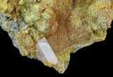 Orpiment with Barite & Realgar Crystals - Peru #63803-1